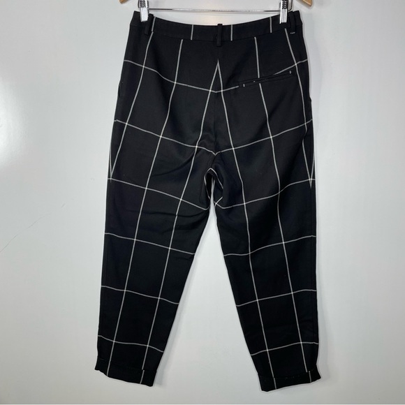 MTWTFSS Weekday Slacker Trousers Windowpane Print Small - Picture 3 of 7